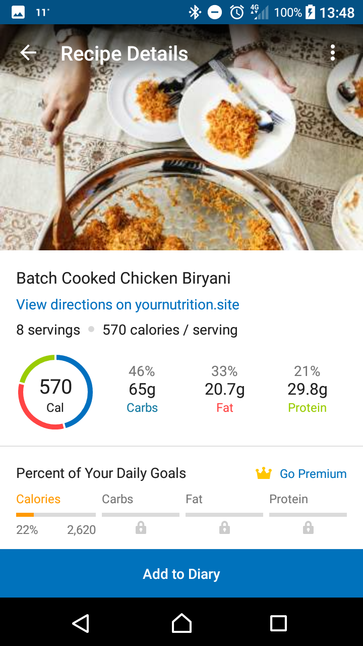 MyFitnessPal on demand